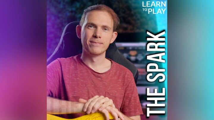 "The Spark" guitar course cover photo