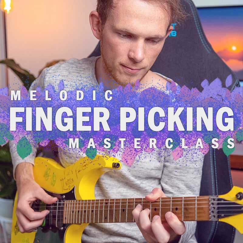 Melodic Finger Picking Masterclass guitar course cover photo